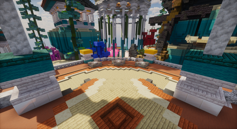 Aqualis Underwater Spawn - underwater fantasy Minecraft spawn, screenshot 5