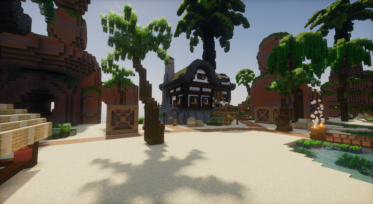 Cute Tropical Spawn — Minecraft spawn, screenshot 7