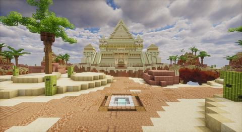 Desert BedWars — Minecraft bedwars map, screenshot 5