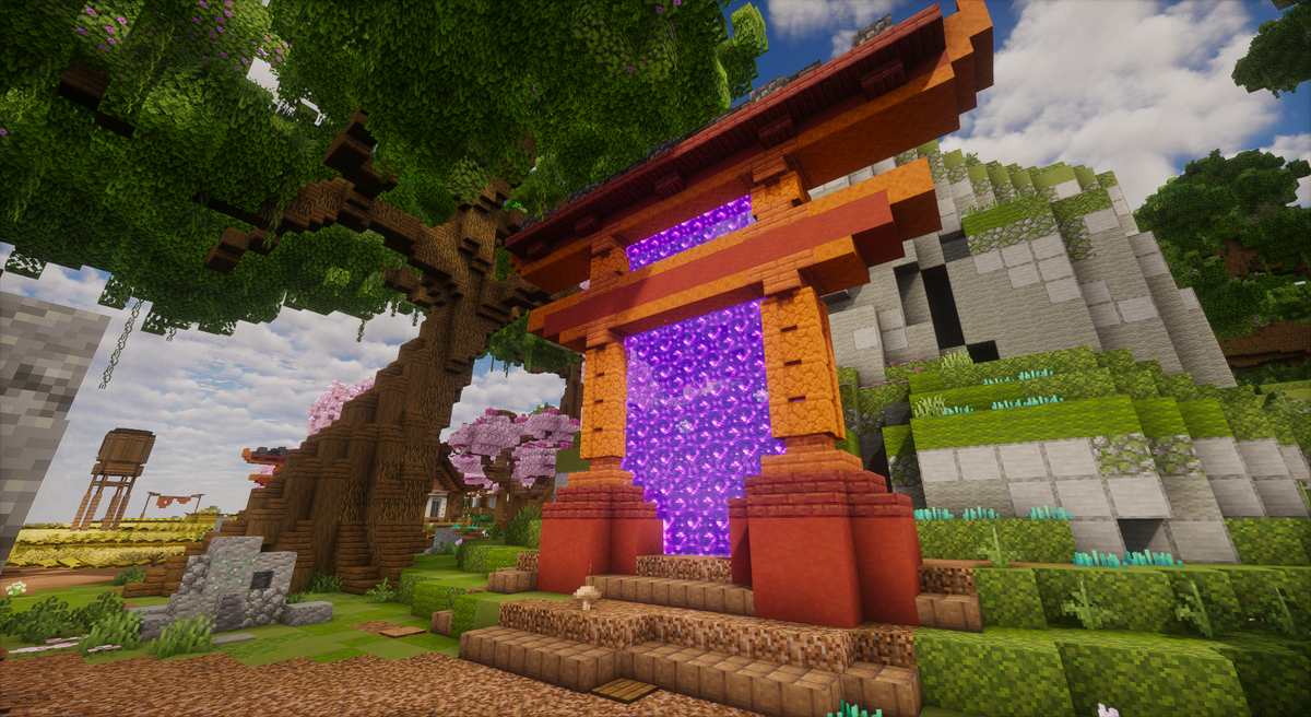 Empire of Kaizora — Japanese Minecraft spawn, screenshot 8