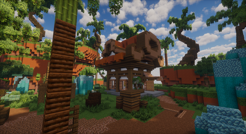 Palmshore Haven — Tropical Minecraft spawn, screenshot 5