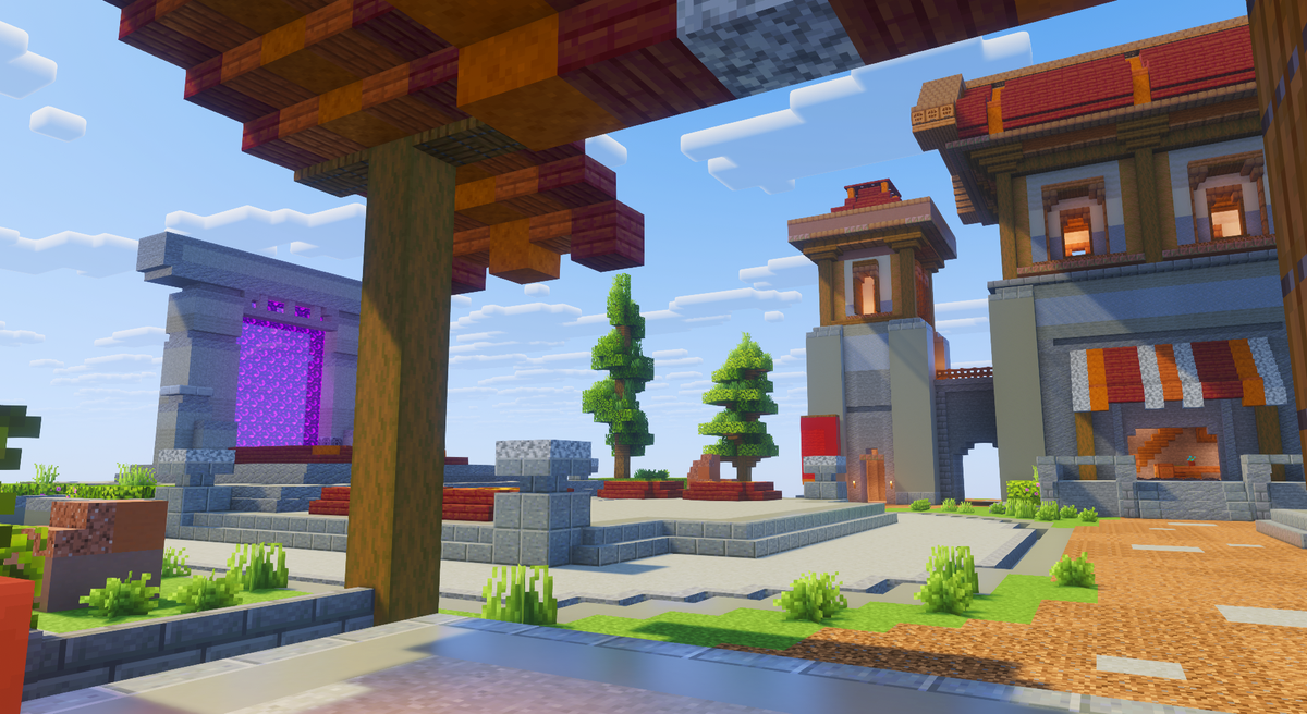 Red Medieval Lobby