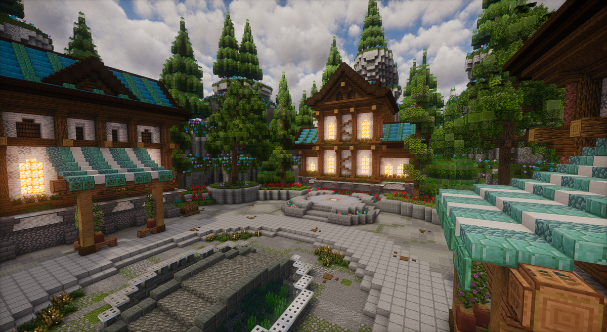 Tiny Light Blue Lobby