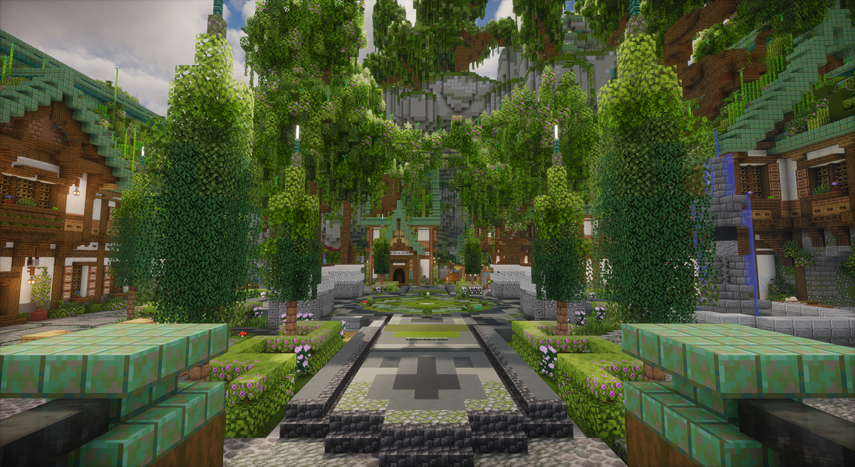 Evergrove Spawn — Fantasy Minecraft spawn, screenshot 2