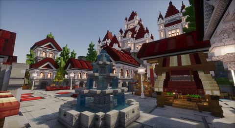 Crownpoint Keep Lobby - royal medieval Minecraft lobby, screenshot 5