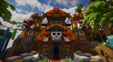 Golden Tide Spawn — Tropical Minecraft spawn, screenshot 3
