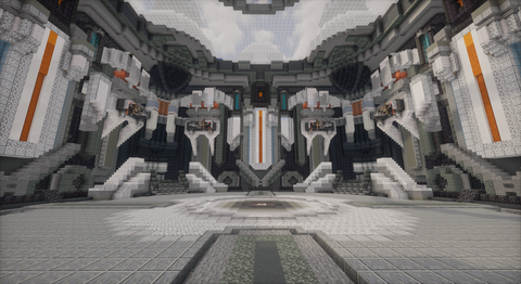 Tech Boss Room — Modern Minecraft boss room, screenshot 2