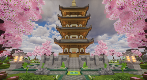 Japanese BedWars — Minecraft bedwars map, screenshot 3