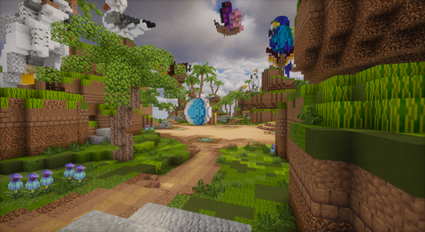 Tropical BedWars — Minecraft bedwars map, screenshot 2