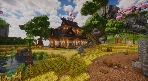 Empire of Kaizora — Japanese Minecraft spawn, screenshot 7