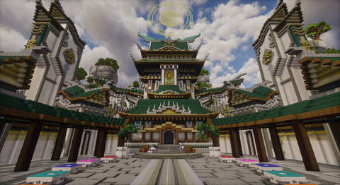 Jade Ascension Lobby — Japanese Minecraft lobby, screenshot 5