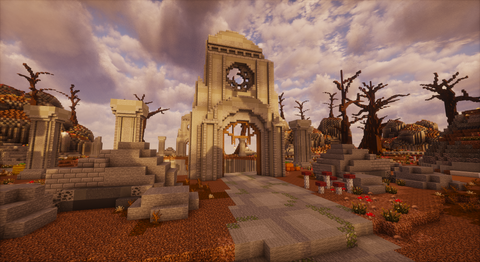Halloween Crimsonvale Lifesteal Warzone - Halloween lifesteal Minecraft spawn with warzone, screenshot 7
