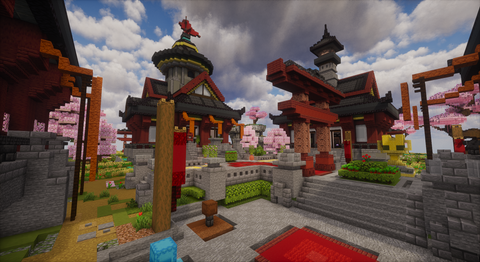 Japanese Spawn with Warzone — Minecraft spawn, screenshot 6