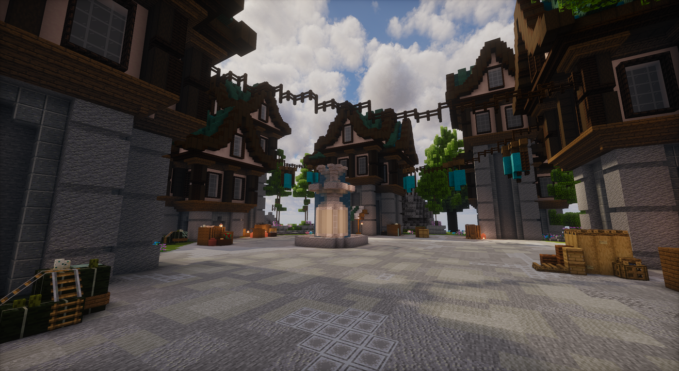 Azurecrest Kingdom Spawn — Medieval Minecraft spawn, screenshot 6