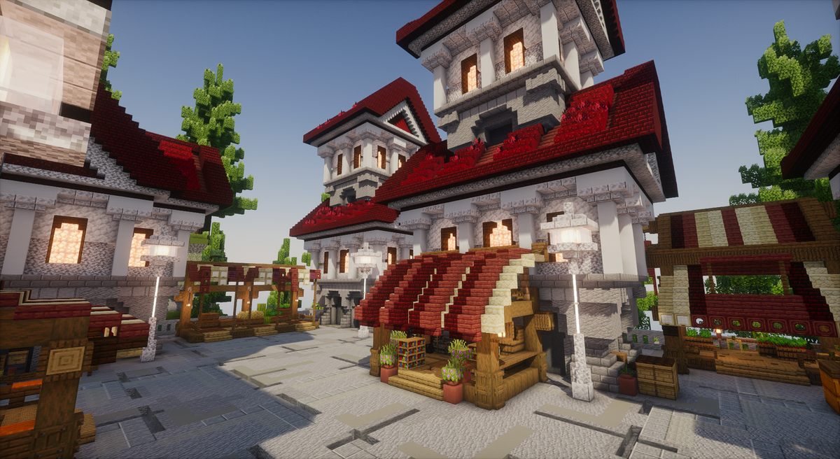 Crownpoint Keep Lobby - royal medieval Minecraft lobby, screenshot 6