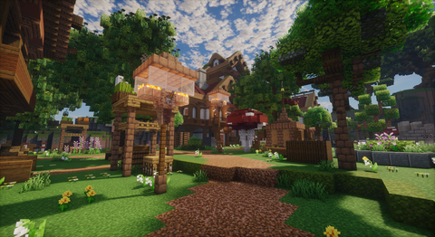 Ravenwood Spawn — Medieval Minecraft spawn, screenshot 7