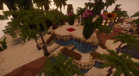 Summer Lifesteal with Warzone — Desert Minecraft warzone, screenshot 3