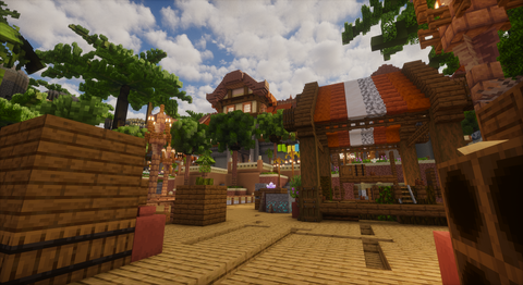 Suncrown Spawn - desert island Minecraft spawn, screenshot 7