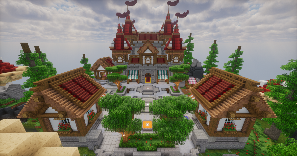 Cute Red Medieval Spawn — Minecraft spawn, screenshot 6