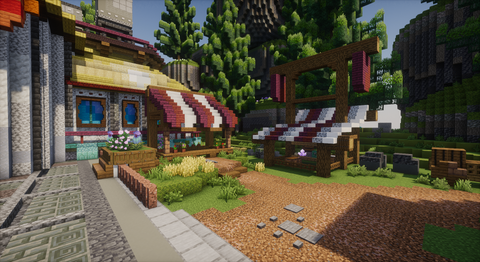 Sylvaris Spawn - tropical Minecraft spawn, screenshot 8