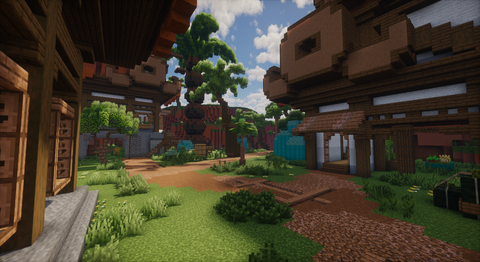 Palmshore Haven — Tropical Minecraft spawn, screenshot 3