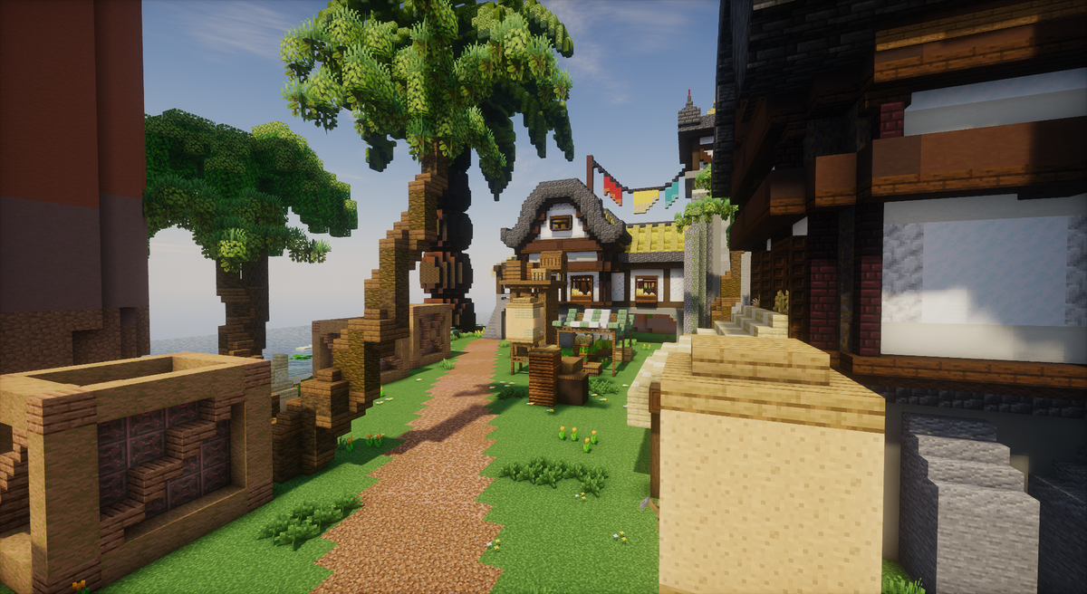 Cute Tropical Spawn — Minecraft spawn, screenshot 5