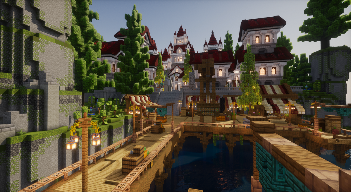 Crownpoint Keep Lobby - royal medieval Minecraft lobby, screenshot 7