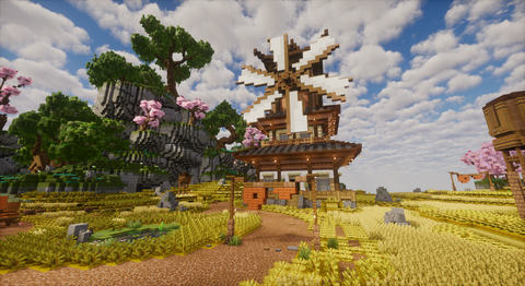 Empire of Kaizora — Japanese Minecraft spawn, screenshot 6