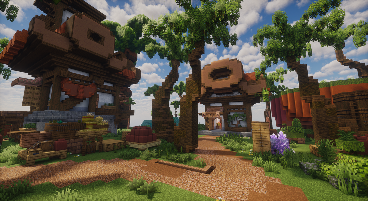 Palmshore Haven — Tropical Minecraft spawn, screenshot 2
