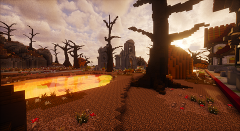 Halloween Crimsonvale Lifesteal Warzone - Halloween lifesteal Minecraft spawn with warzone, screenshot 9