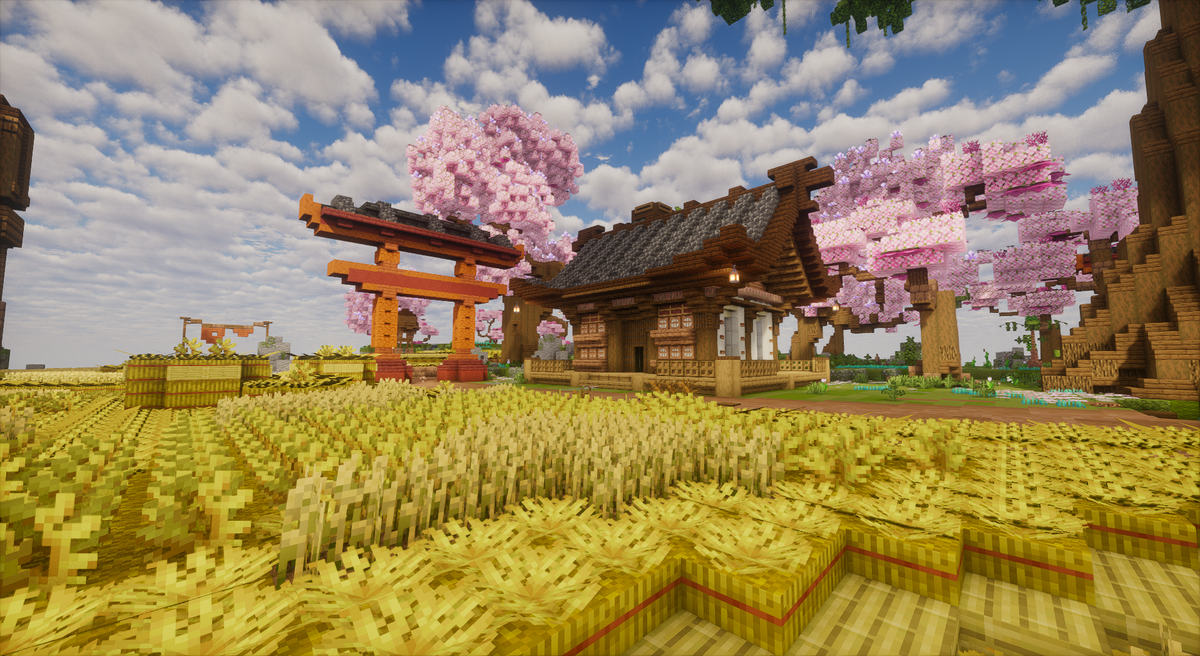 Empire of Kaizora — Japanese Minecraft spawn, screenshot 5