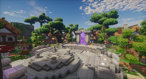 Ravenwood Spawn — Medieval Minecraft spawn, screenshot 5