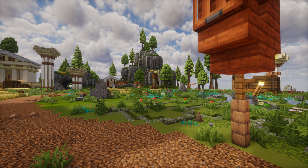 Greek Spawn with Warzone - Greek Minecraft spawn with warzone, screenshot 9