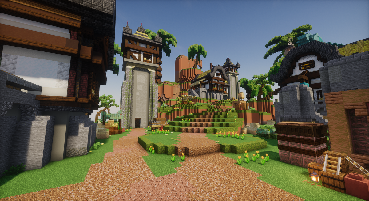 Cute Tropical Spawn — Minecraft spawn, screenshot 4