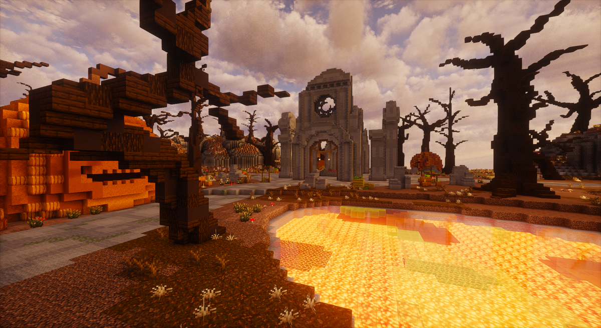 Halloween Crimsonvale Lifesteal Warzone - Halloween lifesteal Minecraft spawn with warzone, screenshot 10