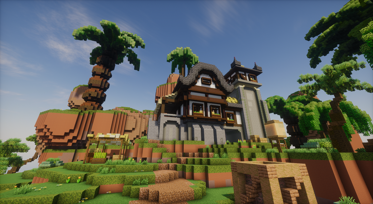 Cute Tropical Spawn — Minecraft spawn, screenshot 3