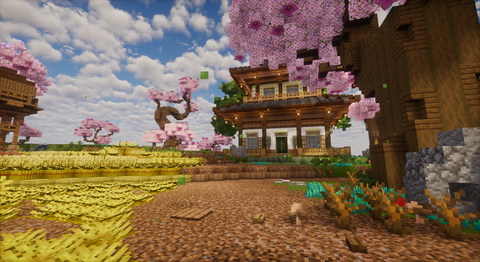Empire of Kaizora — Japanese Minecraft spawn, screenshot 4