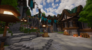 Azurecrest Kingdom Spawn — Medieval Minecraft spawn, screenshot 9