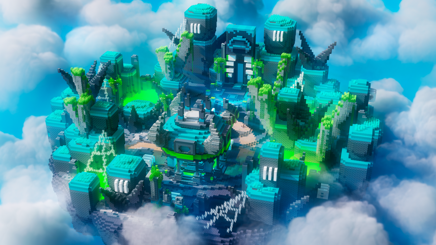 Ancient City KoTH — Minecraft build, render