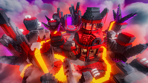Nether KoTH — Nether Minecraft build, render