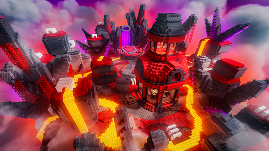 Nether KoTH — Nether Minecraft build, render