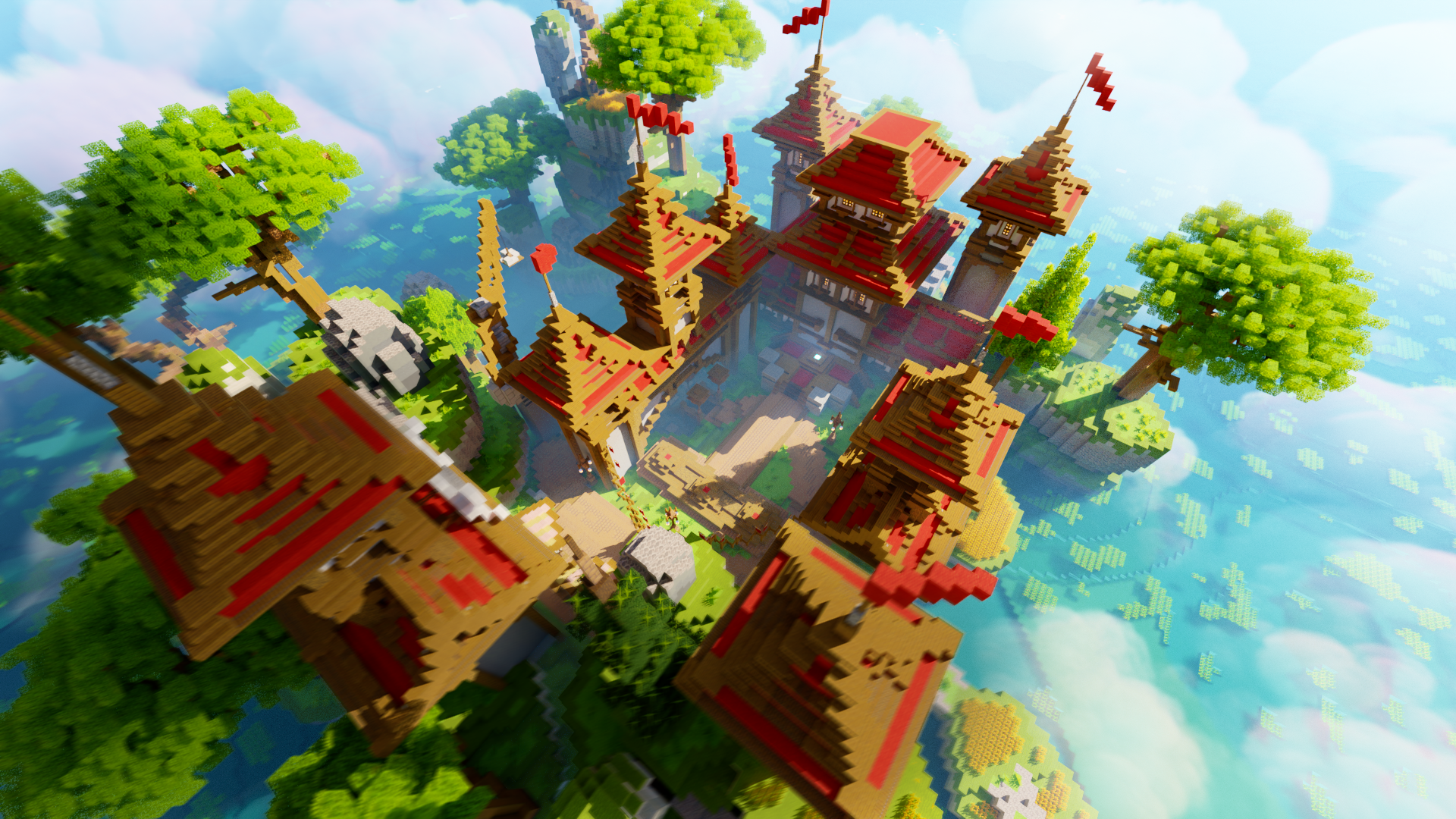 Minecraft Lobby - Pagoda Medieval Small Lobby