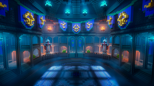 Shadow Boss Room — Minecraft boss room, render