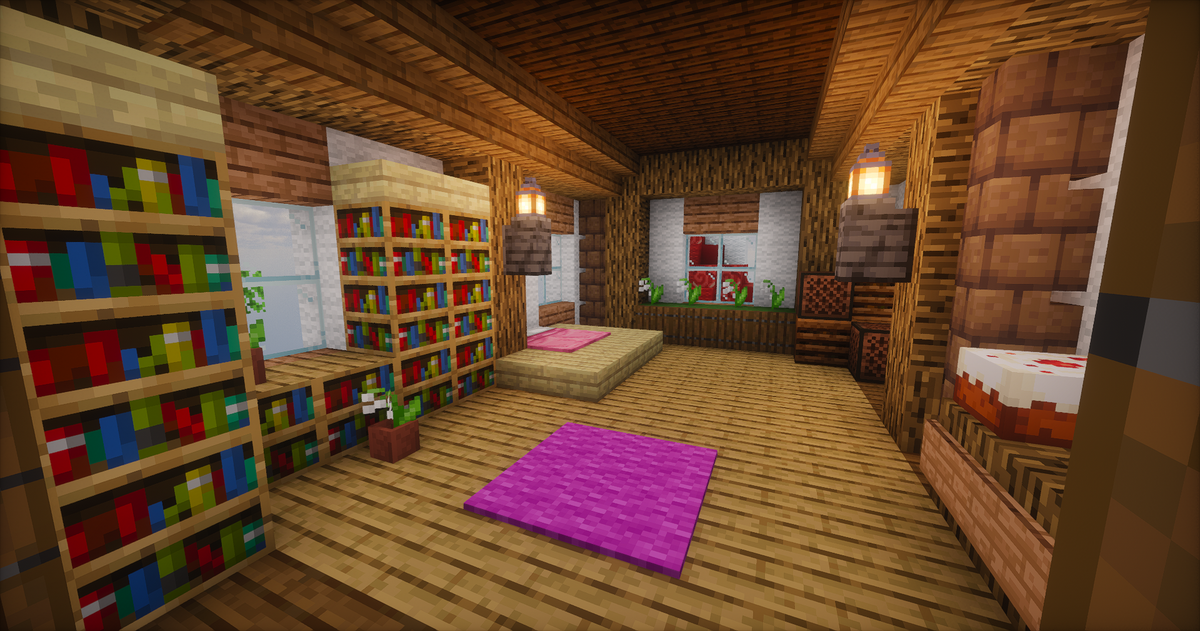 Cute Red Medieval Spawn — Minecraft spawn, screenshot 7