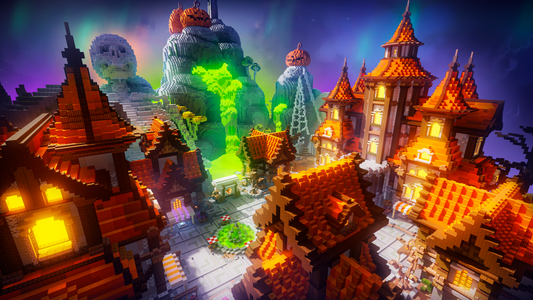 Medieval Fantasy Normal & Halloween - Minecraft build bundle, screenshot 1