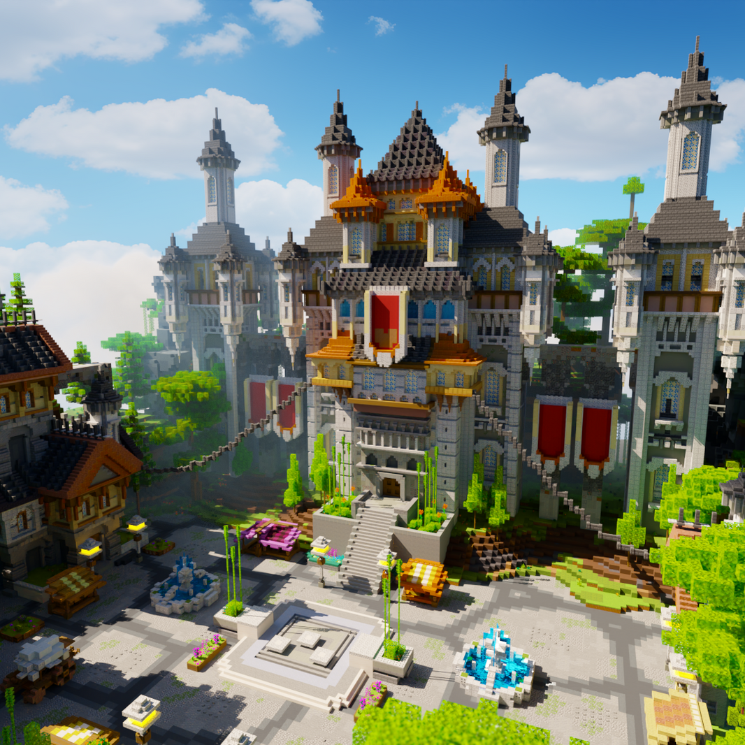 Medieval Fantasy Castle Lobby