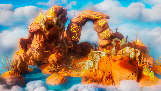 Mesa PvP Arena — Mesa Minecraft pvp arena, render