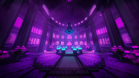 Mythic Boss Room — Mythic Minecraft boss room, render