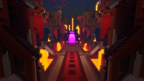 Nether Dungeon - nether Minecraft dungeon, screenshot 2