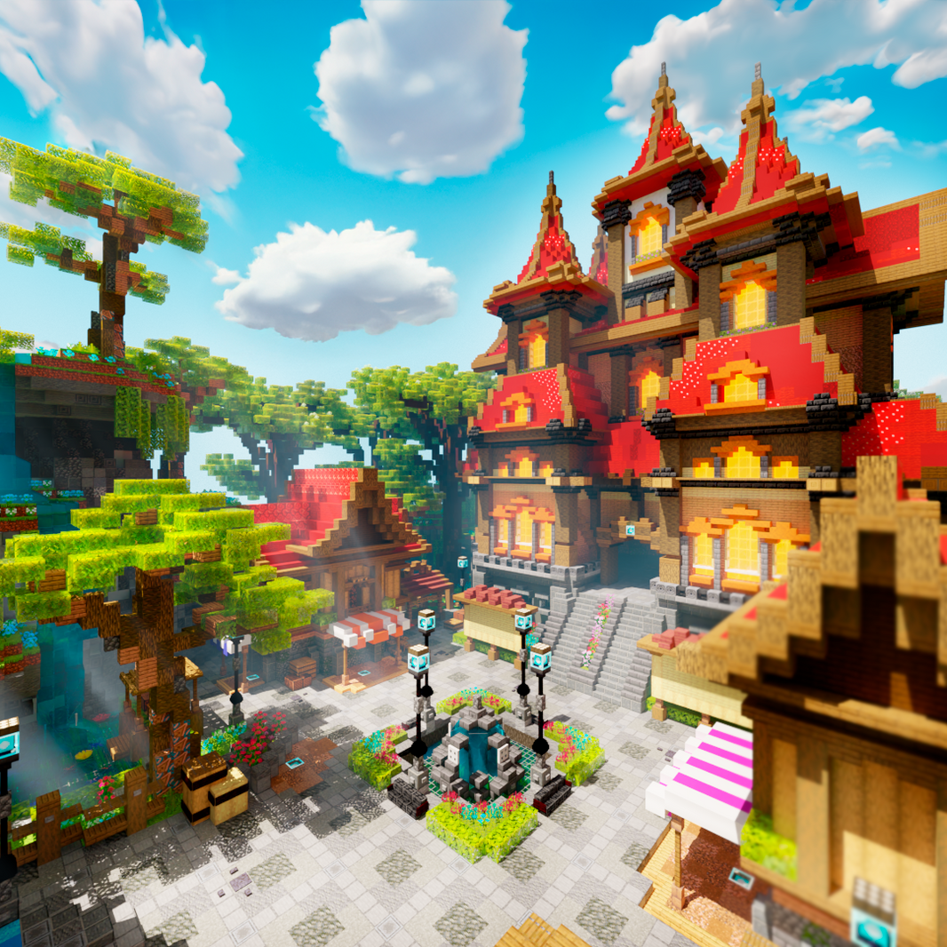 Red Wooden Medieval Spawn